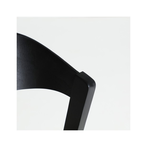 Silla BORKEN, Madera / Negro, Gris -...