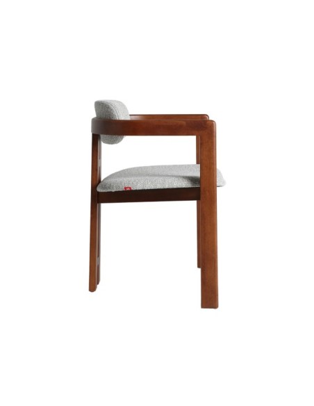 Silla HEDEL, Madera / Marrón, Gris - Kodu Home Design