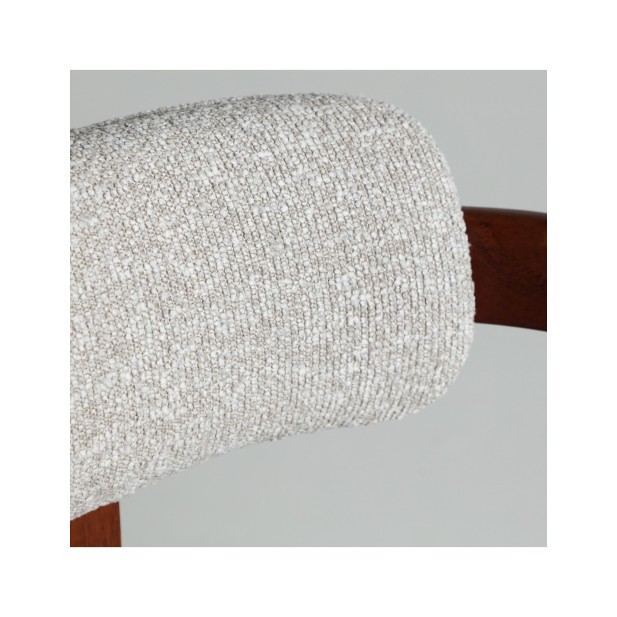 Silla HEDEL, Madera / Marrón, Gris -...