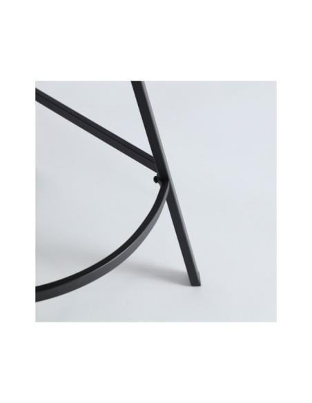 Taburete Alto ARVIEU 67 cm, Madera / Marrón, Negro, Blanco - Kodu Home Design