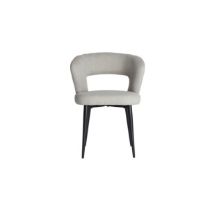 Silla FLAGNAC, Poliéster / Beige, Negro - Kodu Home Design 2