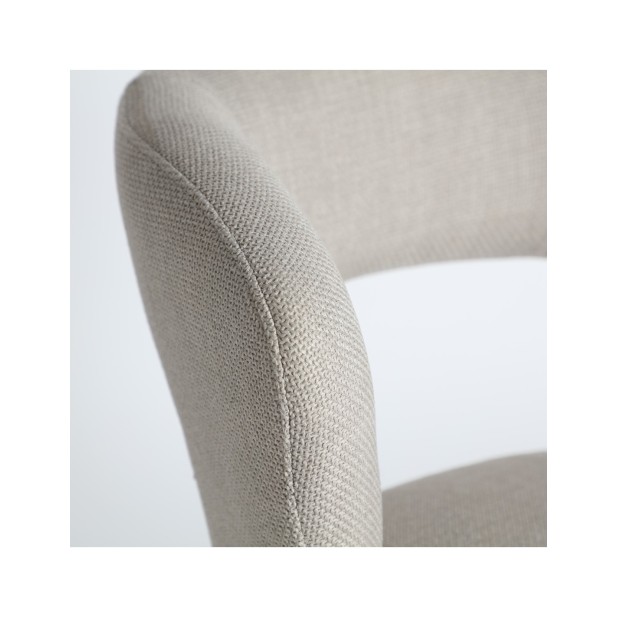 Silla FLAGNAC, Poliéster / Beige,...