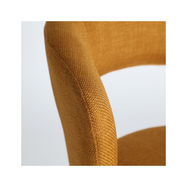 Silla FLAGNAC, Poliéster / Mostaza,...