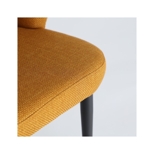 Silla FLAGNAC, Poliéster / Mostaza,...