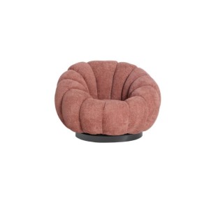 Sillón Giratorio Bouclé AYENT, Algodón Bouclé /... 2