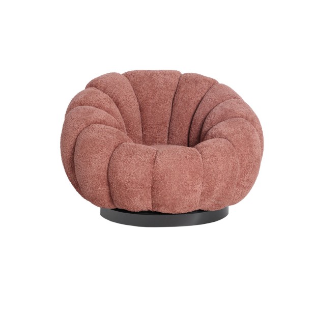 Sillón Giratorio Bouclé AYENT,...