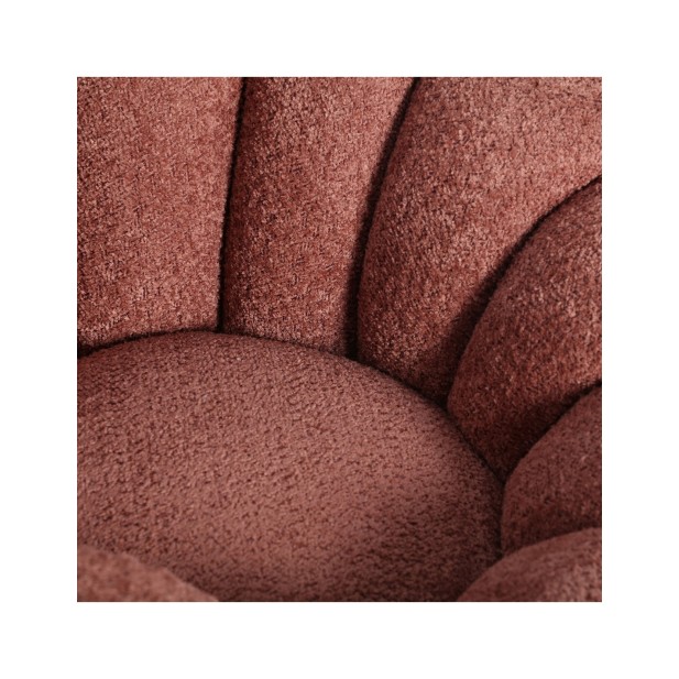 Sillón Giratorio Bouclé AYENT,...