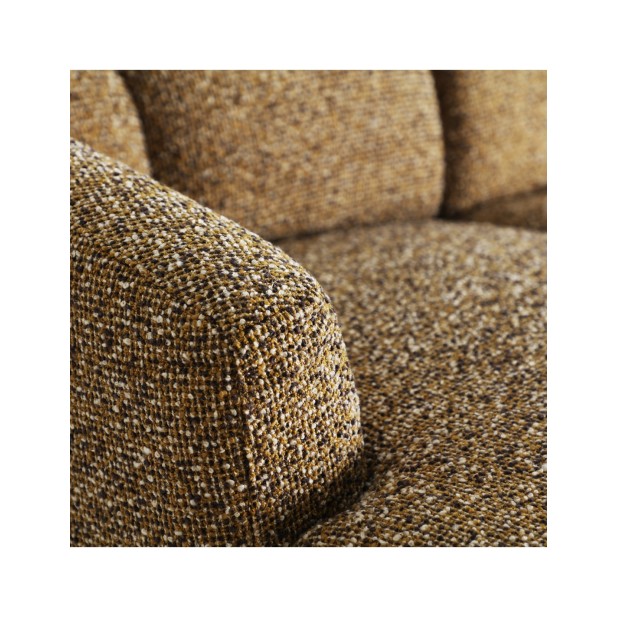 Sofá ARBOIS, Poliéster / Marrón -...