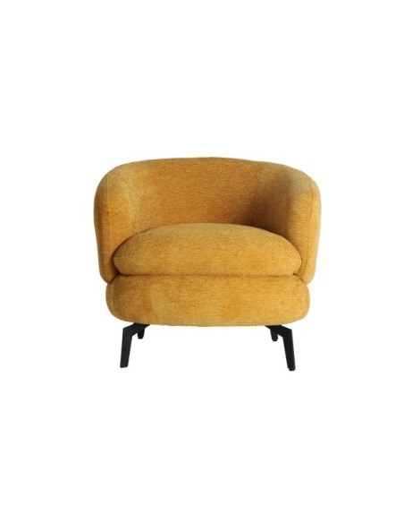 Sillón GRENCHEN, Poliéster / Ocre - Kodu Home Design