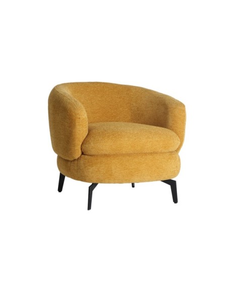 Sillón GRENCHEN, Poliéster / Ocre - Kodu Home Design