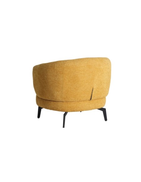 Sillón GRENCHEN, Poliéster / Ocre - Kodu Home Design