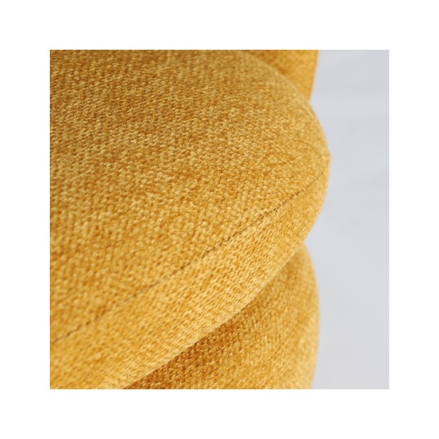 Sillón GRENCHEN, Poliéster / Ocre -...