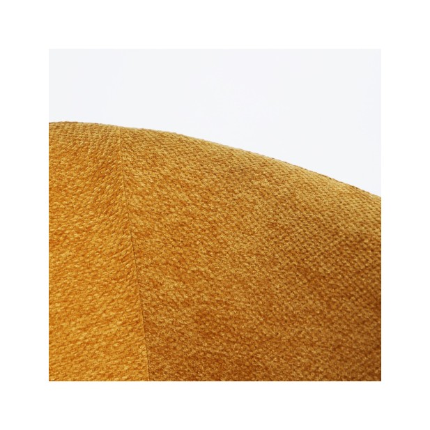 Sillón GRENCHEN, Poliéster / Ocre -...