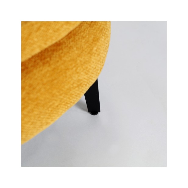 Sillón GRENCHEN, Poliéster / Ocre -...