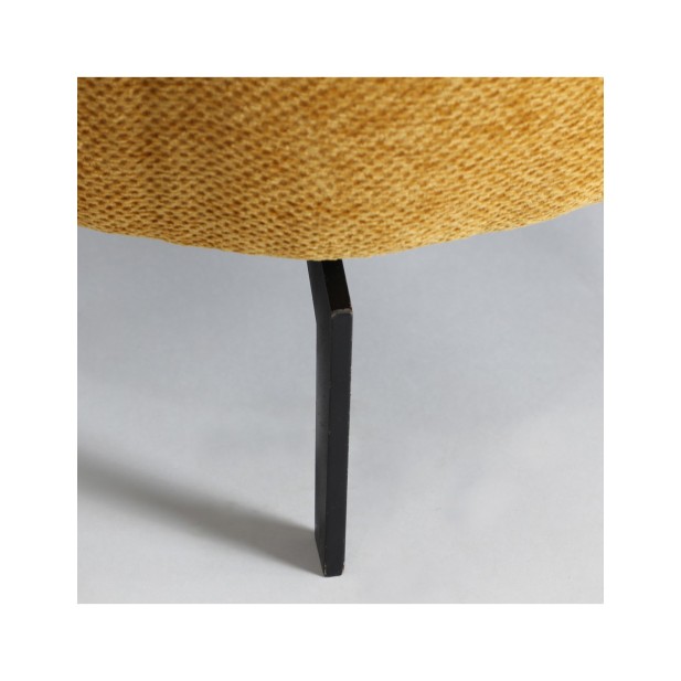 Sillón GRENCHEN, Poliéster / Ocre -...