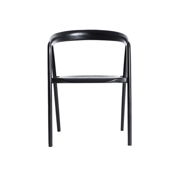 Silla HASLOCH, Madera / Negro - Kodu...