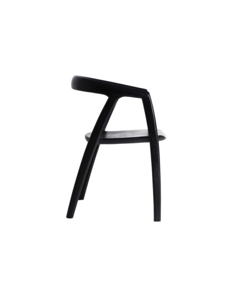 Silla HASLOCH, Madera / Negro - Kodu Home Design