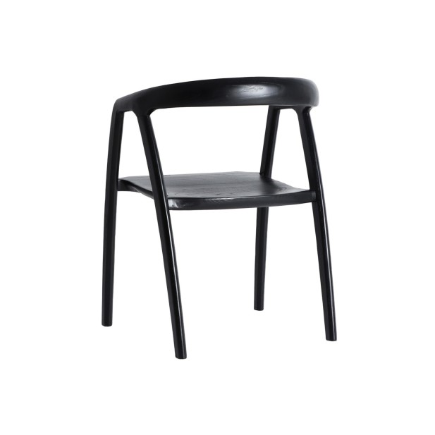 Silla HASLOCH, Madera / Negro - Kodu...