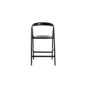 Taburete Alto HASLOCH 65 cm, Madera / Negro - Kodu Home... 2