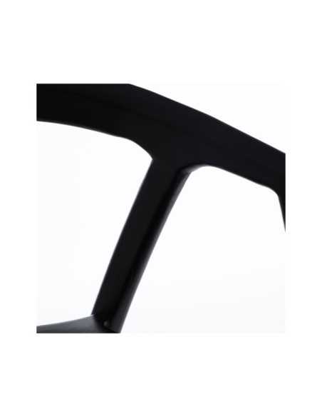 Taburete Alto HASLOCH 65 cm, Madera / Negro - Kodu Home Design