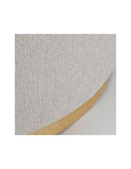 Reposapiés RUREY, Poliéster / Gris, Marrón - Kodu Home Design