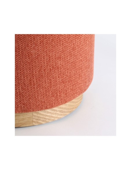 Reposapiés MYON, Poliéster / Terracota, Marrón - Kodu Home Design