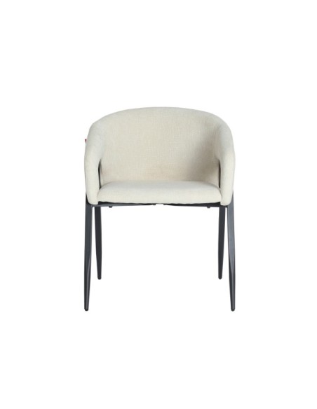 Silla AREN, Poliéster / Blanco, Negro - Kodu Home Design