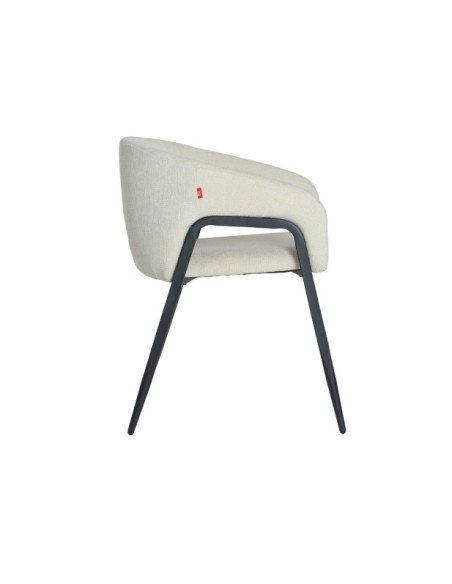 Silla AREN, Poliéster / Blanco, Negro - Kodu Home Design