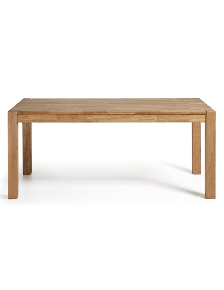 Mesa extensible ISBEL 180(260)x90 cm de Comedor, Roble Natural - Kave Home. Vackart