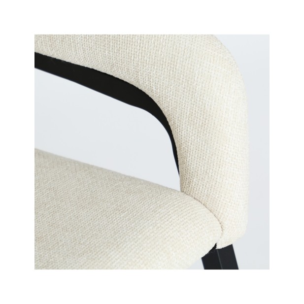 Silla AREN, Poliéster / Blanco, Negro...