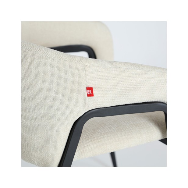 Silla AREN, Poliéster / Blanco, Negro...