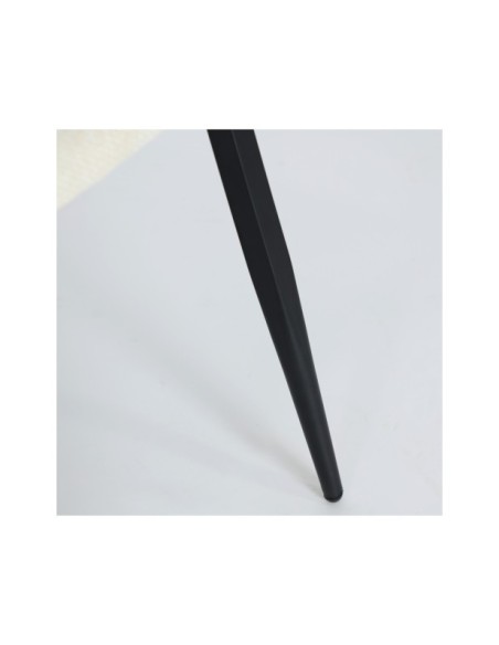 Silla AREN, Poliéster / Blanco, Negro - Kodu Home Design