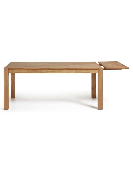 Mesa extensible ISBEL 180(260)x90 cm de Comedor, Roble Natural - Kave Home. Vackart