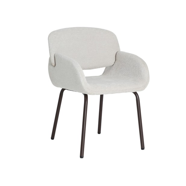 Silla NOOR, Poliéster / Blanco,...