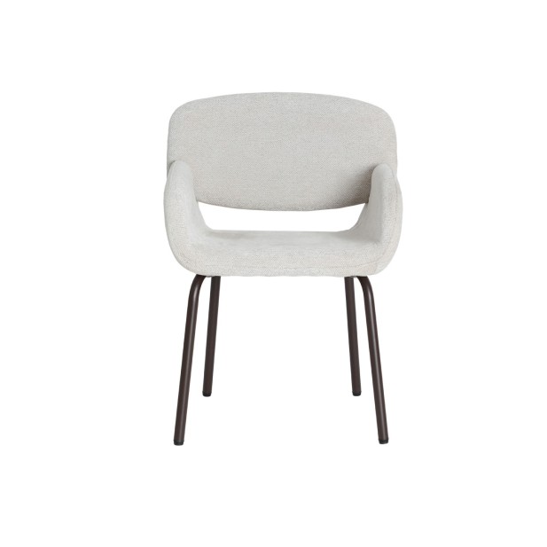 Silla NOOR, Poliéster / Blanco,...