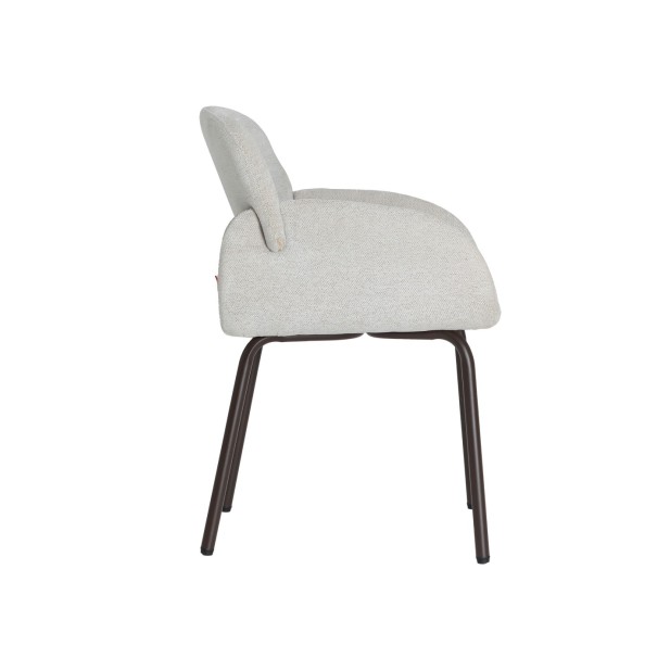 Silla NOOR, Poliéster / Blanco,...