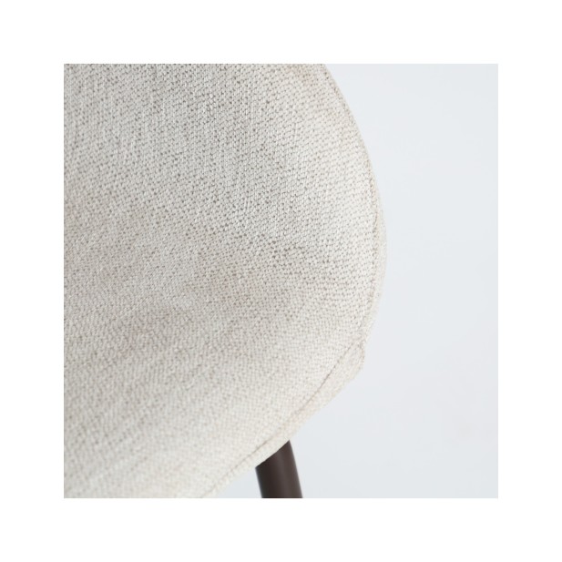 Silla NOOR, Poliéster / Blanco,...