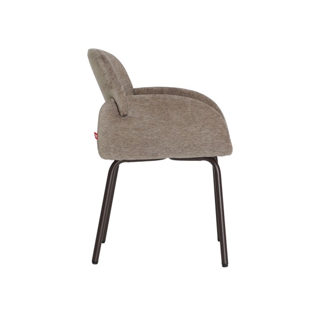 Silla NOOR, Poliéster / Topo, Marrón...