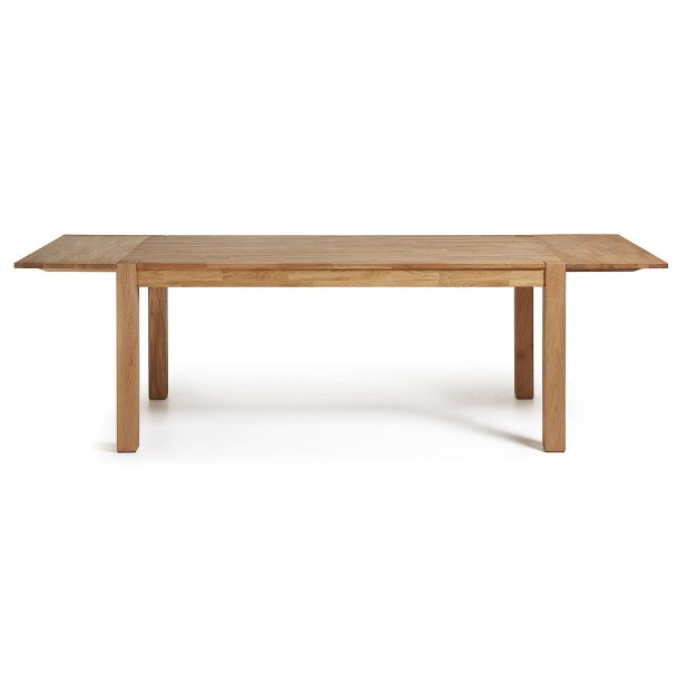 Mesa extensible ISBEL 180(260)x90 cm de Comedor, Roble Natural - Kave Home. Vackart