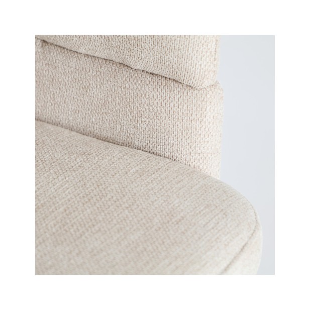 Silla LAVEN, Poliéster / Crema,...