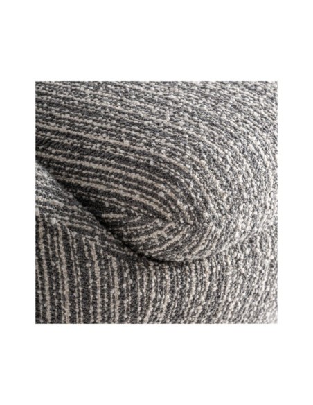 Sillón Giratorio BUBU, Poliéster / Gris - Kodu Home Design