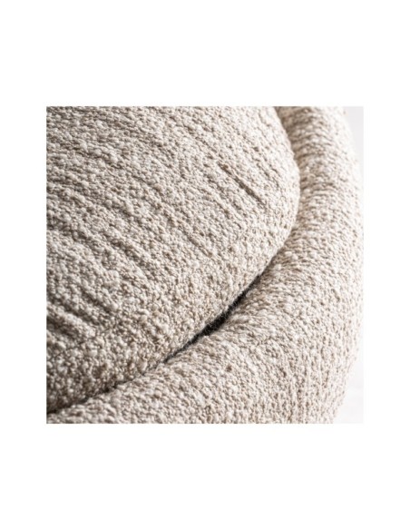 Sillón Giratorio NUBA, Poliéster / Beige - Kodu Home Design