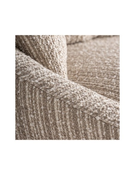 Sillón Giratorio NUBA, Poliéster / Beige - Kodu Home Design