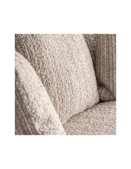 Sillón Giratorio NUBA, Poliéster / Beige - Kodu Home Design