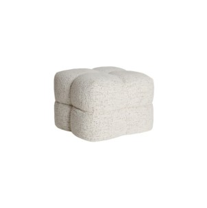 Reposapiés BLOCK, Poliéster / Beige - Kodu Home Design