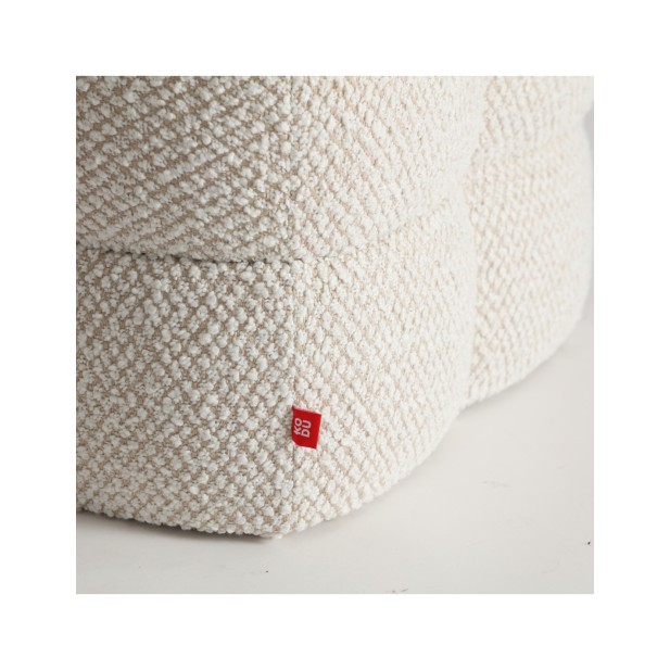 Reposapiés NOOK, Poliéster / Beige -...