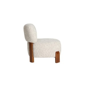 Sillón LOAM, Poliéster / Beige, Marrón - Kodu Home Design 2