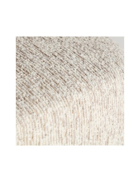 Sillón LOAM, Poliéster / Beige, Marrón - Kodu Home Design