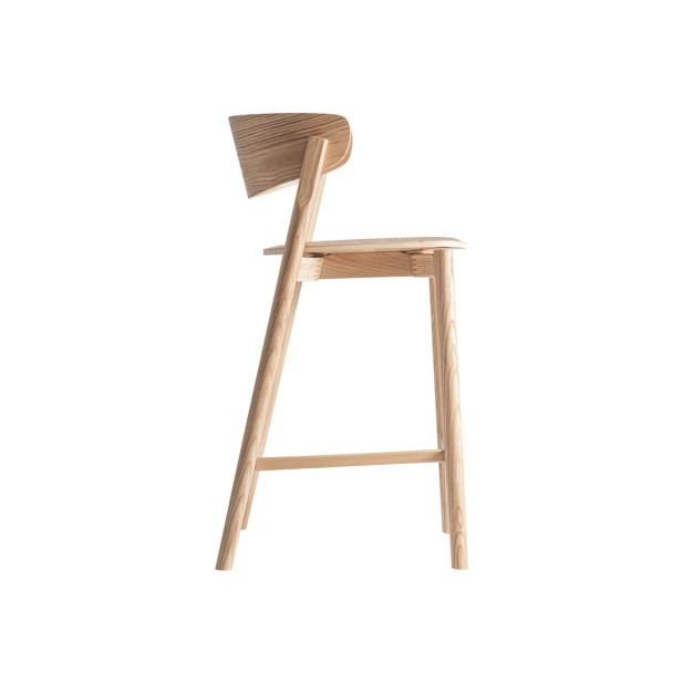 Taburete Alto WIELER 64 cm, Madera /...