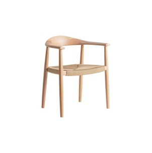 Silla WIELER, Madera / Marrón, Beige - Kodu Home Design